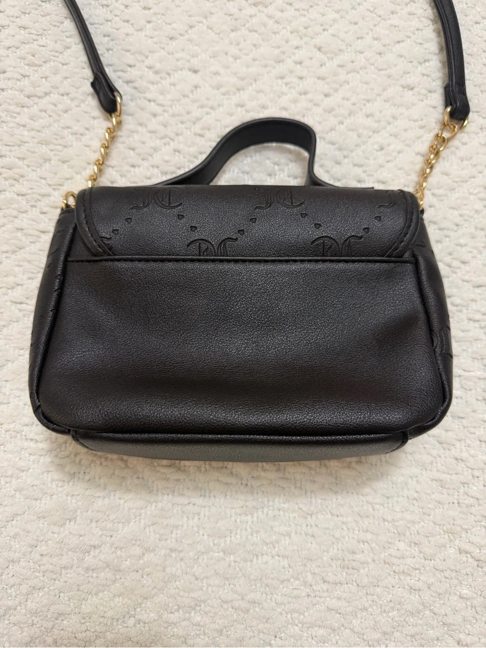 Juicy Couture Black Crossbody Chain Bag Y2K